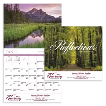 Reflections (Non-Denominational) Appointment Wall Calendar - Stapled